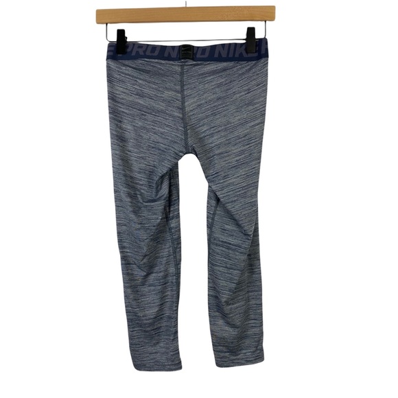 Nike Pro Dri-FIT Heathered Leggings Gym Exercise Size Small - Picture 4 of 9